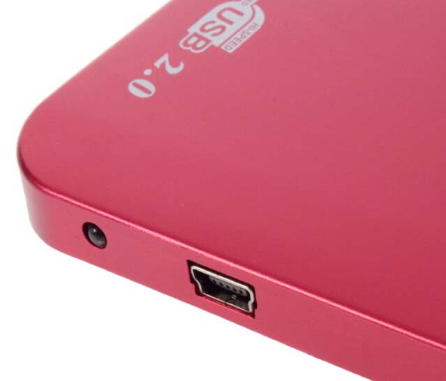 Slim USB 2.0 SATA 2.5 inch inch HDD Hard Drive Enclosure External Hard Disk Drive Case support 1TB